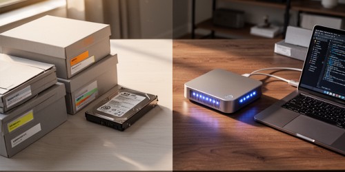 Como arquivar sem confundir com backup