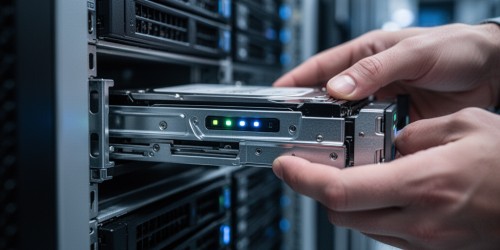 Baia hot-swap: como trocar disco sem desligar