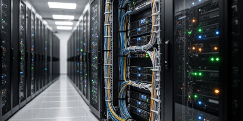 Como um servidor em rack organiza o datacenter?
